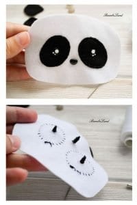 Keçe Panda Yapımı - Resim 3