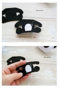 Keçe Panda Yapımı - Resim 6
