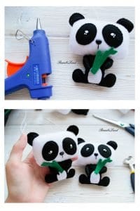 Keçe Panda Yapımı - Resim 7