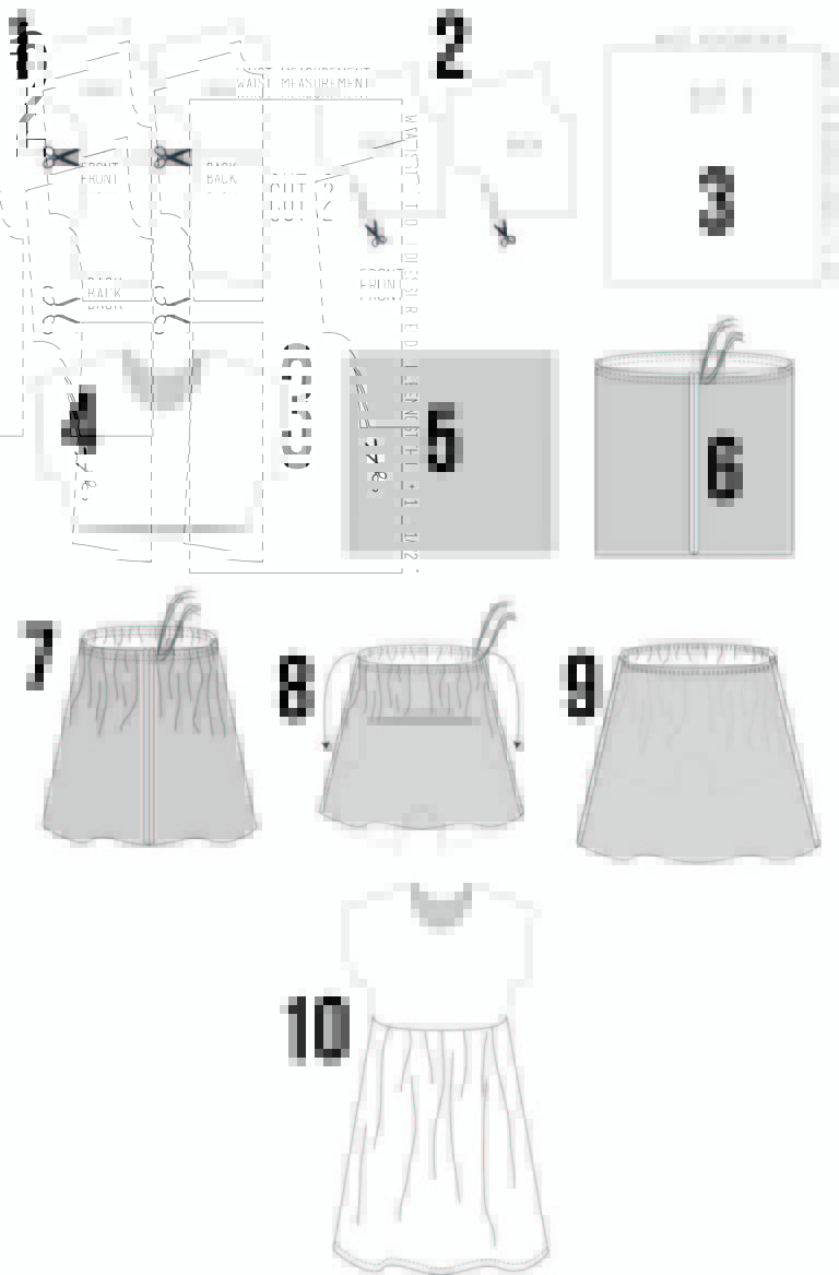 Kolay tesettür elbise dikimi