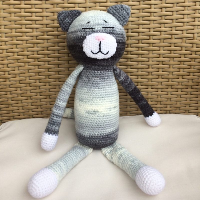 Amigurumi Büyük Boy Kedi Yapımı 12