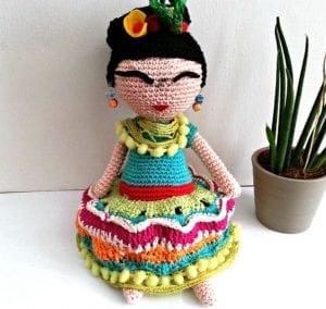 Amigurumi Frida Kahlo Modelleri - Resim 11