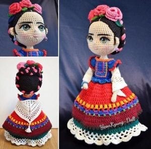 Amigurumi Frida Kahlo Modelleri - Resim 20