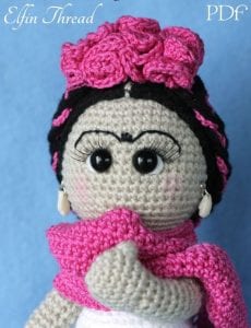 Amigurumi Frida Kahlo Modelleri - Resim 36