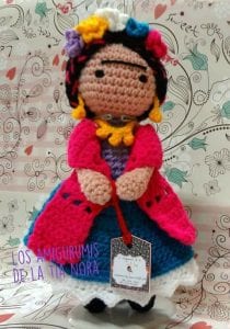 Amigurumi Frida Kahlo Modelleri - Resim 6