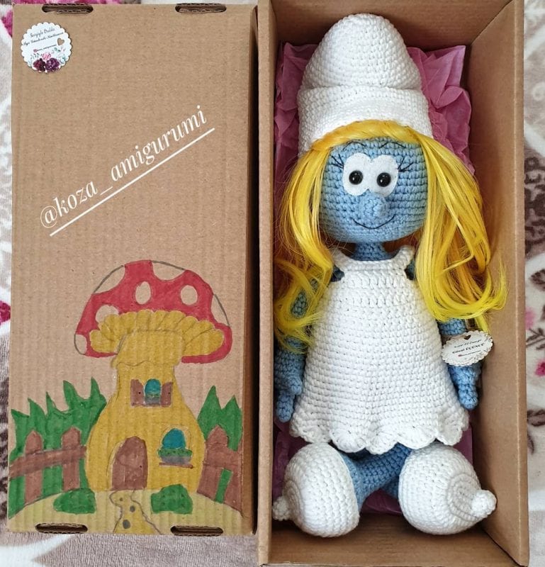 Amigurumi Şirine Bebek Yapımı 37