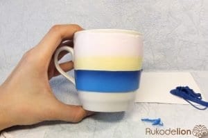 Polimer Kil ile Kupa Süsleme Yapımı - Resim 1