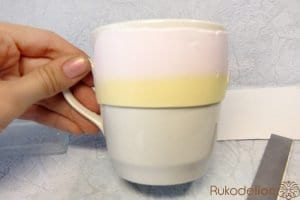 Polimer Kil ile Kupa Süsleme Yapımı - Resim 7