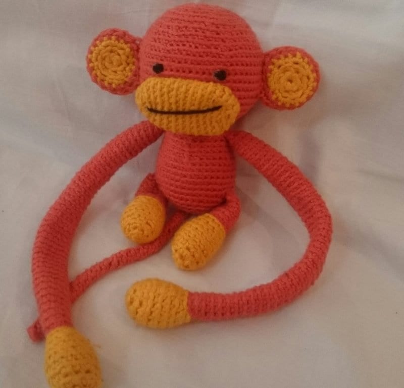 Amigurumi Perde Tutucu Maymun Yapımı