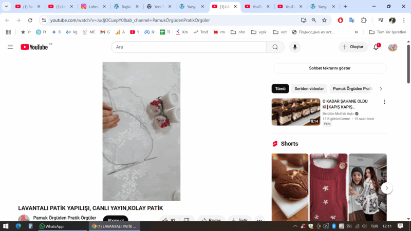 Bebek Patik Modelleri ve Yapılışı Türkçe Anlatımlı 3