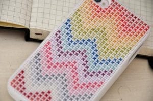 Kanaviçe Telefon Kılıfları Şablonları - Resim 54