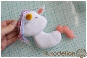 Keçe Unicorn Yapılışı - Resim 32