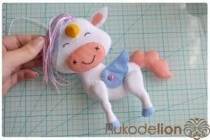 Keçe Unicorn Yapılışı - Resim 33