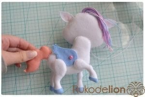 Keçe Unicorn Yapılışı - Resim 34