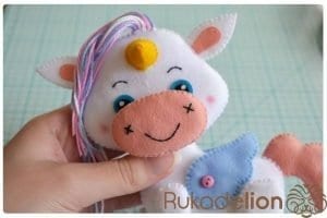 Keçe Unicorn Yapılışı - Resim 37