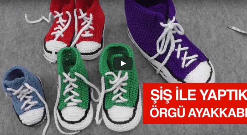 Şiş ile Converse Patik Yapımı 1