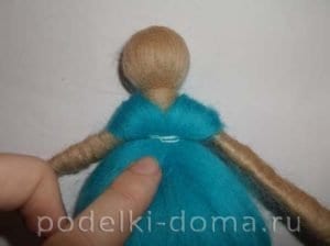 Yün Keçeden Peri Yapımı - Resim 12