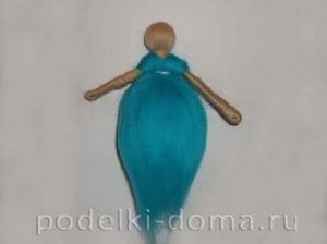 Yün Keçeden Peri Yapımı - Resim 13