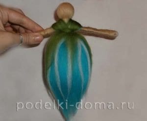 Yün Keçeden Peri Yapımı - Resim 15