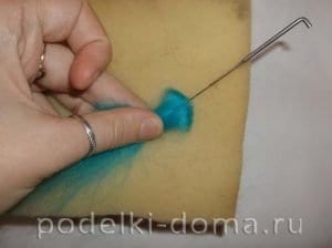 Yün Keçeden Peri Yapımı - Resim 18