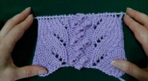 Ajurlu Top Çiçekler Örgü Modeli Yapılışı