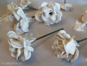 Alçı İle Porselen Çiçek Yapımı 2