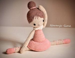 Amigurumi Balerin Bebek Yapılışı 16