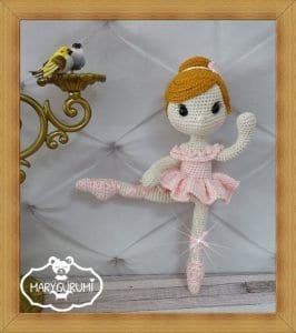 Amigurumi Balerin Bebek Yapılışı 18