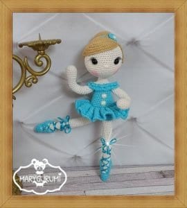 Amigurumi Balerin Bebek Yapılışı 20