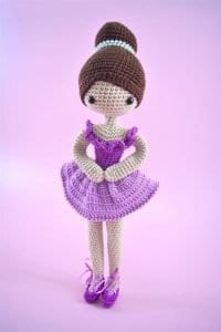 Amigurumi Balerin Bebek Yapılışı 21