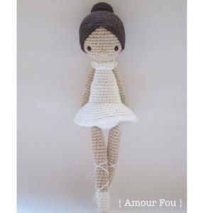Amigurumi Balerin Bebek Yapılışı 25