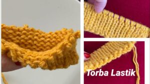 Çift Lastik Nasıl Yapılır Örgüde 1