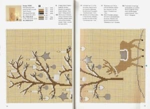 Kanaviçe İşleme Yeni Yıl Şablonları - Resim 45