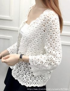 Tığ İşi Hırka Modeli Anlatımlı - Tığ İşi Hırka Modelleri Anlatımlı 11