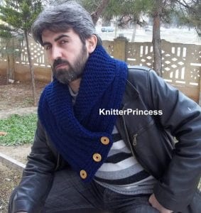 90 Değişik Erkek Örgü Atkı Modelleri - Erkek Örgü Atkı Modelleri 18