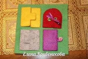 Keçeden Küp Oyuncak Yapımı - Resim 30