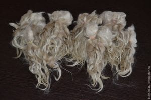 Keçi Yününden Oyuncak Bebek Saçı Yapımı 7