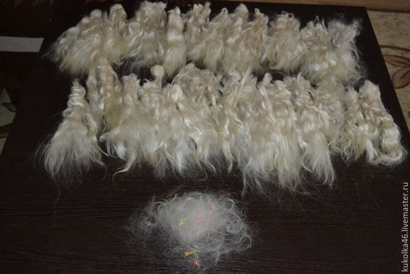 Keçi Yününden Oyuncak Bebek Saçı Yapımı