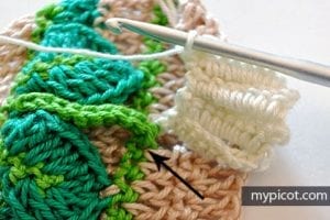 Örgü Lale Battaniye Yapılışı - Resim 30