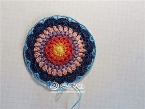 Tığ İşi Örgü Mandala Yapılışı - Resim 12