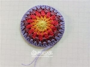 Tığ İşi Örgü Mandala Yapılışı - Resim 6