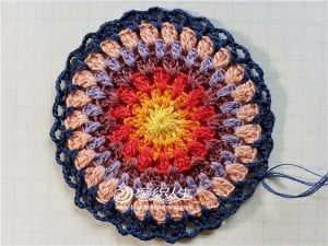 Tığ İşi Örgü Mandala Yapılışı - Resim 7