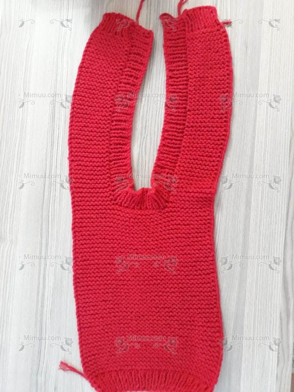 Ahududu Örgü Çocuk Hırka Yapılışı 2