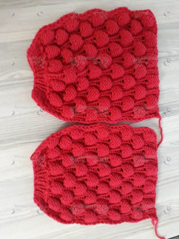 Ahududu Örgü Çocuk Hırka Yapılışı 3