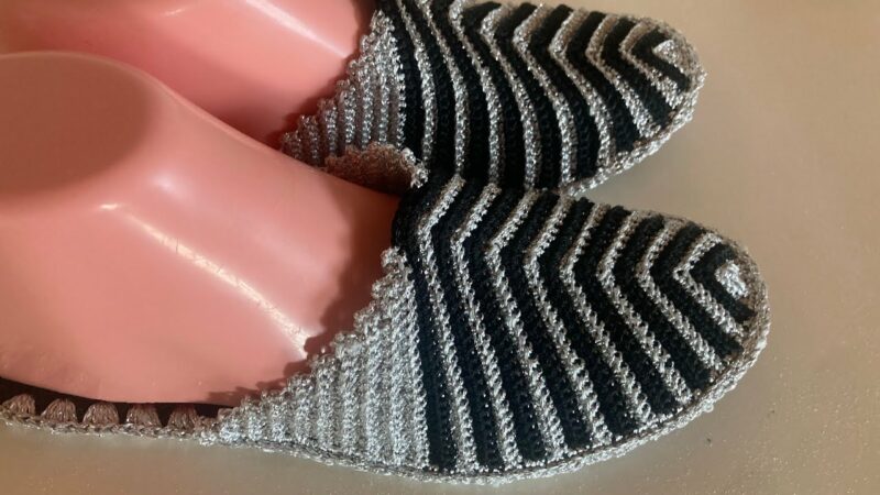 Anlatımlı Tığ İşi Terlik Yapımı 2