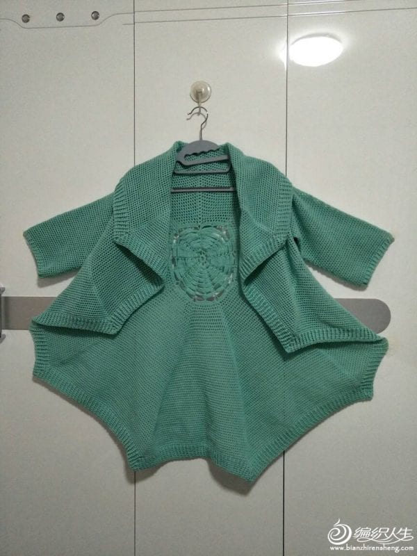 Asimetrik Örgü Yelek Modelleri 6