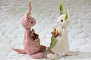 Çoraptan Kanguru Yapımı - Resim 4