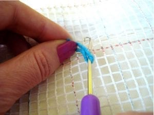 Halı Dokuma Tekniği ile Yastık Yapımı - Resim 12
