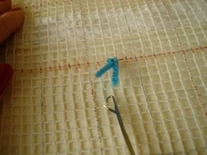 Halı Dokuma Tekniği ile Yastık Yapımı - Resim 25
