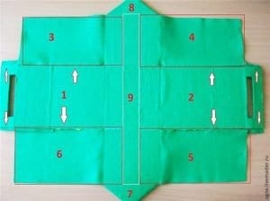 Keçeden Oyun Evi Battaniye Yapımı - Resim 11